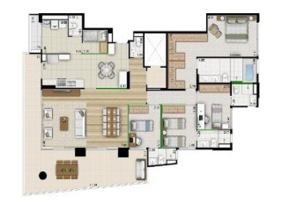 Imagem Apartamento com 4 Quartos à Venda, 219 m² em Campo Belo - São Paulo Imagem Apartamento com 4 Quartos à Venda, 219 m² em Campo Belo - São Paulo