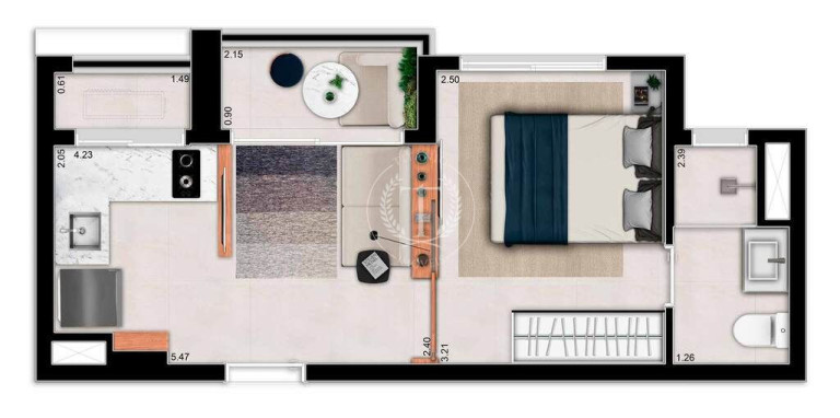 Imagem Apartamento com 2 Quartos à Venda, 29 m² em Santa Cecília - São Paulo Imagem Apartamento com 2 Quartos à Venda, 29 m² em Santa Cecília - São Paulo