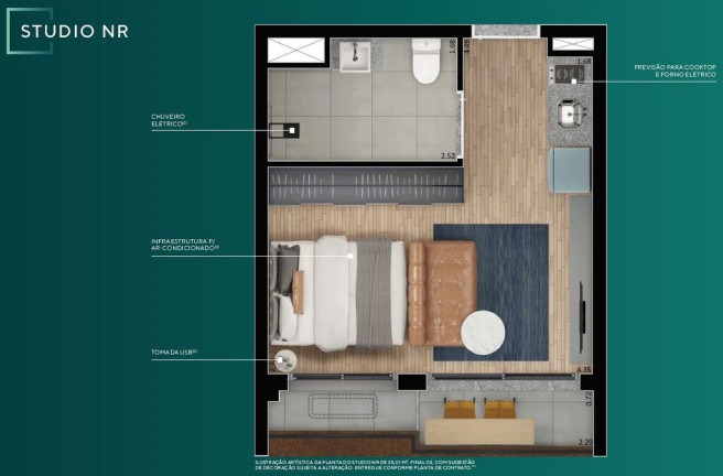 Imagem Apartamento com 1 Quarto à Venda, 33 m² em Campo Belo - São Paulo Imagem Apartamento com 1 Quarto à Venda, 33 m² em Campo Belo - São Paulo