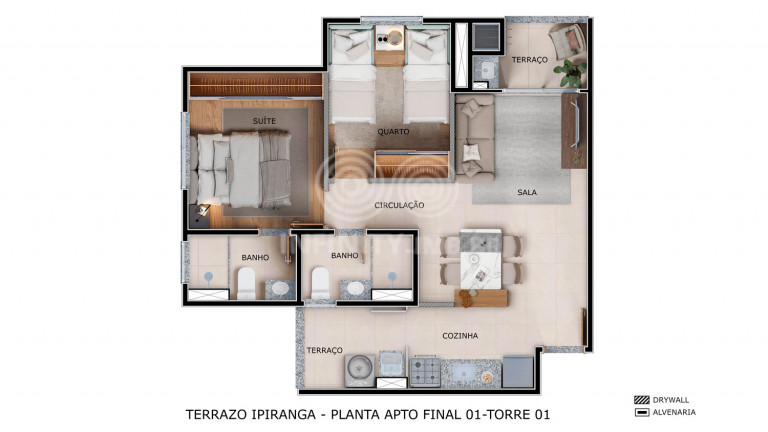 Imagem Apartamento com 2 Quartos à Venda, 52 m² em Ipiranga - São Paulo