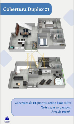 Imagem Cobertura com 3 Quartos à Venda, 191 m² em Olaria - Timóteo