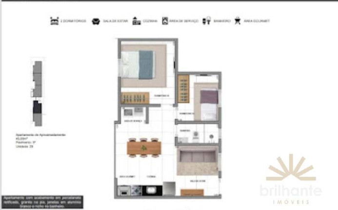 Imagem Apartamento com 2 Quartos à Venda, 47 m² em Vila Regente Feijó - São Paulo Imagem Apartamento com 2 Quartos à Venda, 47 m² em Vila Regente Feijó - São Paulo