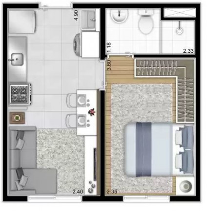 Imagem Apartamento com 1 Quarto à Venda, 26 m² em Sapopemba - São Paulo Imagem Apartamento com 1 Quarto à Venda, 26 m² em Sapopemba - São Paulo