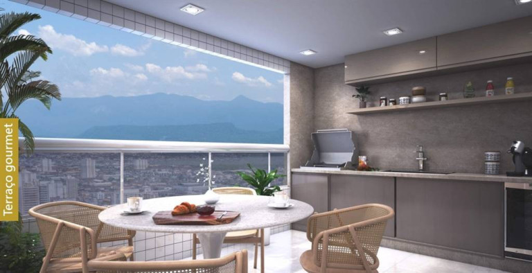 Imagem Apartamento com 2 Quartos à Venda, 80 m² em Forte - Praia Grande