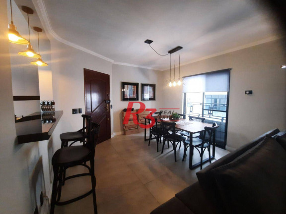 Imagem Apartamento com 3 Quartos à Venda, 121 m² em Gonzaga - Santos