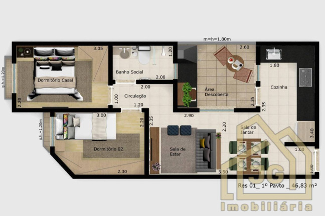 Cobertura com 2 Quartos à Venda, 88 m² em Vila Camilópolis - Santo André