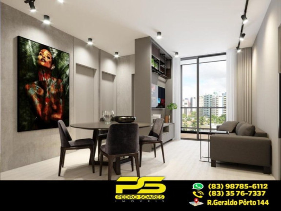 Imagem Apartamento com 2 Quartos à Venda, 50 m² em Jardim Cidade Universitária - João Pessoa Imagem Apartamento com 2 Quartos à Venda, 50 m² em Jardim Cidade Universitária - João Pessoa