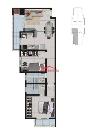Imagem Apartamento com 2 Quartos à Venda, 58 m² em Costa E Silva - Joinville Imagem Apartamento com 2 Quartos à Venda, 58 m² em Costa E Silva - Joinville