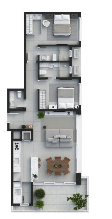 Imagem Apartamento com 3 Quartos à Venda, 116 m² em Centro - Torres Imagem Apartamento com 3 Quartos à Venda, 116 m² em Centro - Torres