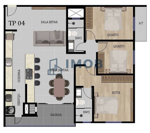 Foto do imóvel Apartamento com 2 Quartos à Venda, 89 m² em Centro - Jaraguá Do Sul