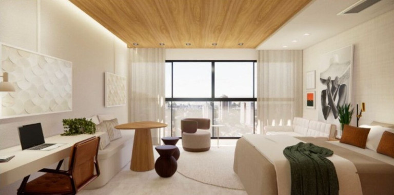 Kitnet com 1 Quarto para Alugar, 40 m² em Vila Nova Conceição - São Paulo