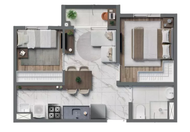 Imagem Imóvel com 2 Quartos à Venda, 31 m² em Vila Palmeiras - São Paulo