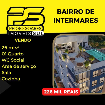 Apartamento com 1 Quarto à Venda, 34 m² em Intermares - Cabedelo