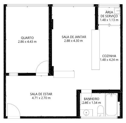 Imagem Imóvel com 1 Quarto à Venda, 54 m² em Santa Efigênia - São Paulo Imagem Imóvel com 1 Quarto à Venda, 54 m² em Santa Efigênia - São Paulo