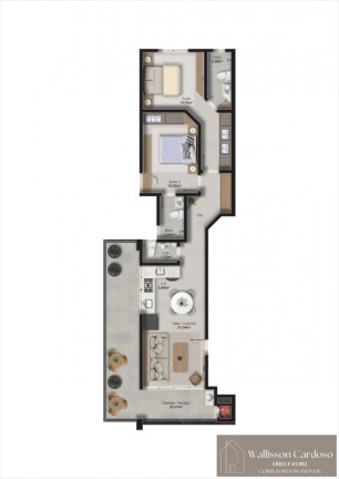 Imagem Apartamento com 2 Quartos à Venda, 73 m² em Centro - Camboriú
