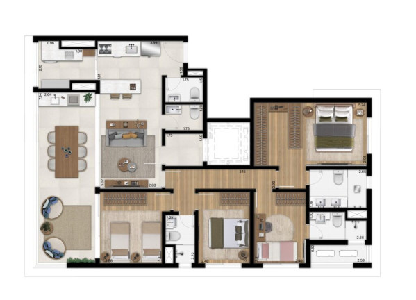 Imagem Cobertura com 3 Quartos à Venda, 276 m² em Pinheiros - São Paulo