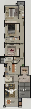 Imagem Apartamento com 3 Quartos à Venda, 84 m² em Tabuleiro - Barra Velha