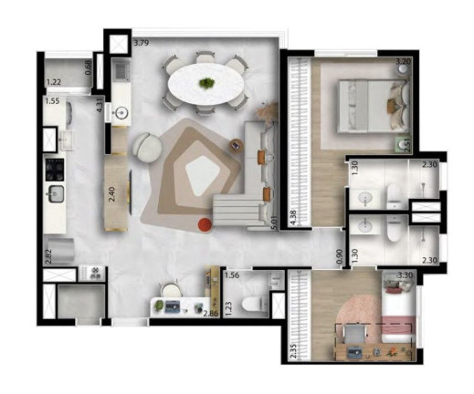 Imagem Apartamento com 3 Quartos à Venda, 152 m² em Vila Osasco - Osasco Imagem Apartamento com 3 Quartos à Venda, 152 m² em Vila Osasco - Osasco