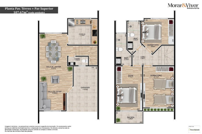 Imagem Casa com 3 Quartos à Venda, 107 m² em Cidade Jardim - São José Dos Pinhais Imagem Casa com 3 Quartos à Venda, 107 m² em Cidade Jardim - São José Dos Pinhais
