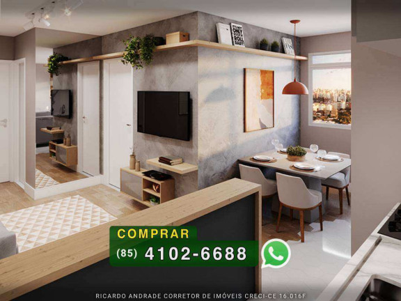 Imagem Apartamento com 2 Quartos à Venda, 38 m² em Messejana - Fortaleza Imagem Apartamento com 2 Quartos à Venda, 38 m² em Messejana - Fortaleza