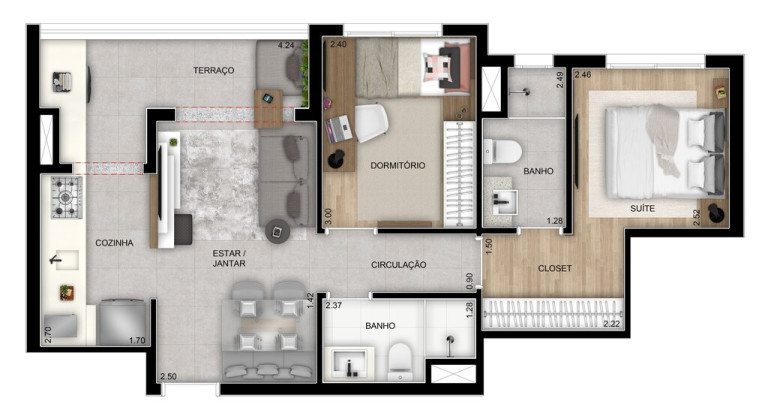 Imagem Apartamento com 2 Quartos à Venda, 47 m² em Lapa - São Paulo Imagem Apartamento com 2 Quartos à Venda, 47 m² em Lapa - São Paulo