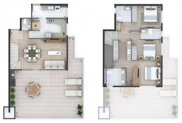 Imagem Imóvel com 3 Quartos à Venda, 105 m² em Juvevê - Curitiba