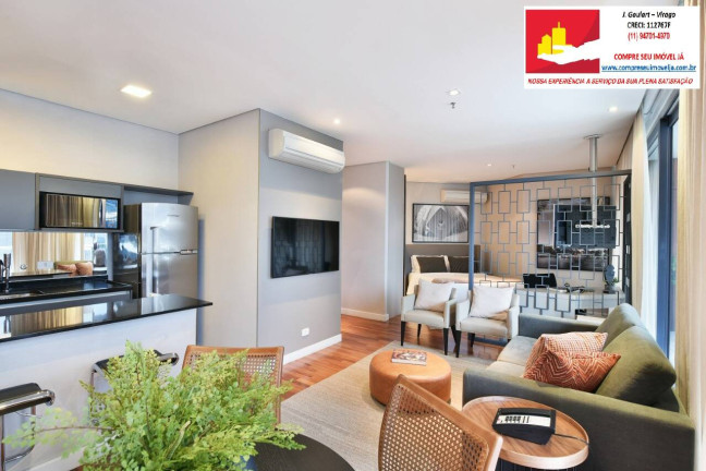 Imagem Studio com 1 Quarto para Alugar, 65 m² em Vila Olimpia - São Paulo