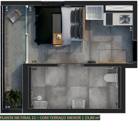 Imagem Studio com 1 Quarto à Venda, 22 m² em Vila Clementino - São Paulo Imagem Studio com 1 Quarto à Venda, 22 m² em Vila Clementino - São Paulo