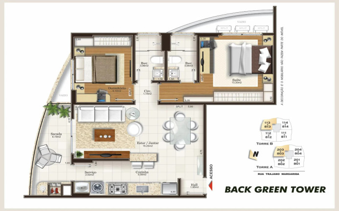 Imagem Apartamento com 2 Quartos à Venda, 72 m² em Trindade - Florianópolis