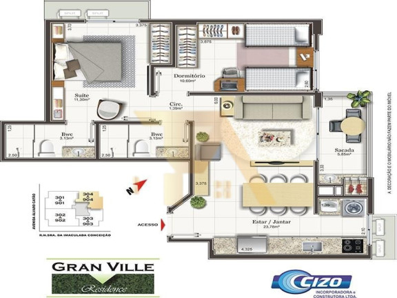 Imagem Apartamento com 2 Quartos à Venda, 85 m² em Centro - Imbituba