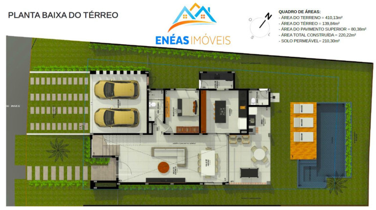 Imagem Casa com 3 Quartos à Venda, 410 m² em Vargem Fria - Jaboatão Dos Guararapes