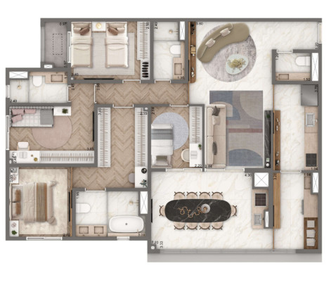 Imagem Imóvel com 3 Quartos à Venda, 127 m² em Brooklin Paulista - São Paulo Imagem Imóvel com 3 Quartos à Venda, 127 m² em Brooklin Paulista - São Paulo