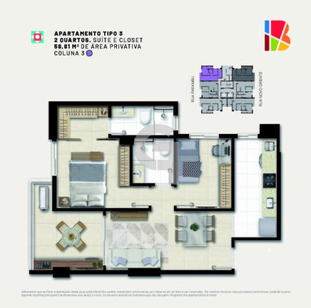 Imagem Apartamento com 2 Quartos à Venda, 57 m² em Luiz Anselmo - Salvador Imagem Apartamento com 2 Quartos à Venda, 57 m² em Luiz Anselmo - Salvador