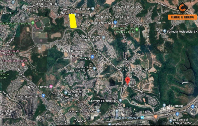 Imagem Terreno à Venda, 27.750 m² em Jardim Nova Esperança - Salvador
