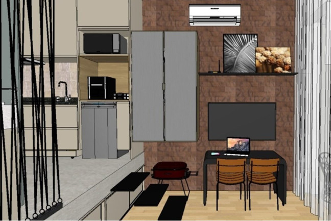 Imagem Imóvel com 1 Quarto à Venda, 21 m² em Santo Amaro - São Paulo