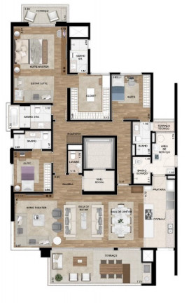 Imagem Apartamento com 4 Quartos à Venda, 425 m² em Alphaville Empresarial - Barueri
