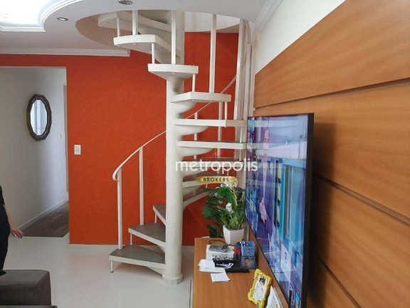 Imagem Cobertura com 2 Quartos à Venda, 128 m² em Nova Gerti - São Caetano Do Sul