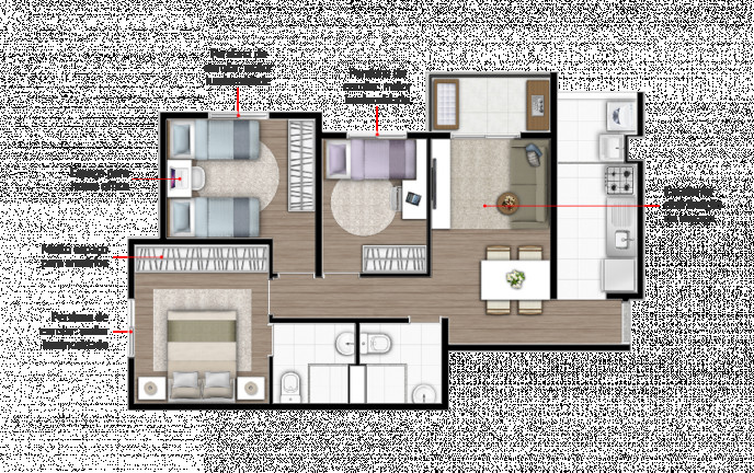 Imagem Apartamento com 2 Quartos à Venda, 46 m² em Vila Valparaíso - Santo André Imagem Apartamento com 2 Quartos à Venda, 46 m² em Vila Valparaíso - Santo André