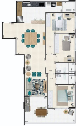 Imagem Apartamento com 3 Quartos à Venda, 102 m² em Centro - Mongagua Imagem Apartamento com 3 Quartos à Venda, 102 m² em Centro - Mongagua