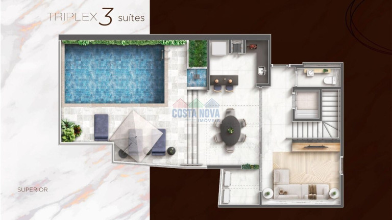 Imagem Apartamento com 3 Quartos à Venda, 287 m² em Embaré - Santos Imagem Apartamento com 3 Quartos à Venda, 287 m² em Embaré - Santos