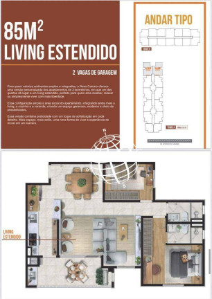 Imagem Apartamento com 3 Quartos à Venda, 85 m² em Jardim Terceiro Centenário - Atibaia