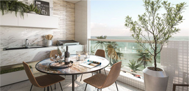 Apartamento com 2 Quartos à Venda, 70 m² em Vila Atlântica - Mongaguá