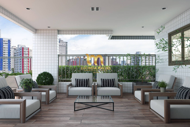 Imagem Apartamento com 3 Quartos à Venda, 127 m² em Canto Do Forte - Praia Grande