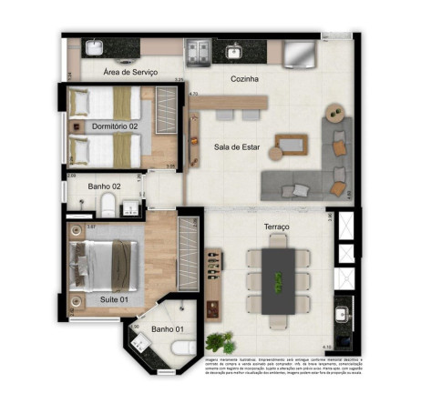 Imagem Apartamento com 2 Quartos à Venda, 71 m² em Santana - São Paulo