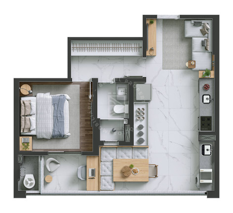 Imagem Apartamento com 1 Quarto à Venda, 50 m² em Jardim Das Colinas - São José Dos Campos Imagem Apartamento com 1 Quarto à Venda, 50 m² em Jardim Das Colinas - São José Dos Campos