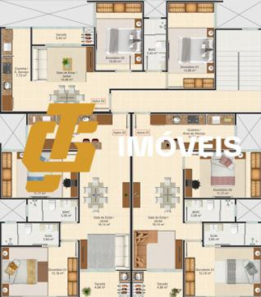 Imagem Apartamento com 2 Quartos à Venda, 62 m² em Rio Pequeno - Camboriú