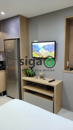 Imagem Apartamento com 1 Quarto para Alugar, 25 m² em Santo Amaro - São Paulo