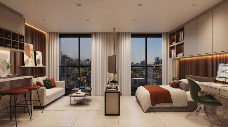 Imagem Apartamento com 1 Quarto à Venda, 20 m² em Centro - Curitiba Imagem Apartamento com 1 Quarto à Venda, 20 m² em Centro - Curitiba