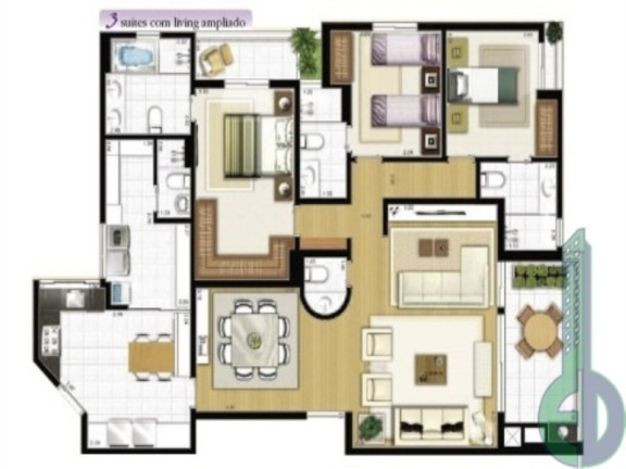 Imagem Imóvel com 4 Quartos à Venda, 156 m² em Santa Paula - São Caetano Do Sul Imagem Imóvel com 4 Quartos à Venda, 156 m² em Santa Paula - São Caetano Do Sul