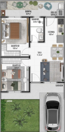 Imagem Casa de Condomínio com 2 Quartos à Venda, 42 m² em Estados - Fazenda Rio Grande Imagem Casa de Condomínio com 2 Quartos à Venda, 42 m² em Estados - Fazenda Rio Grande